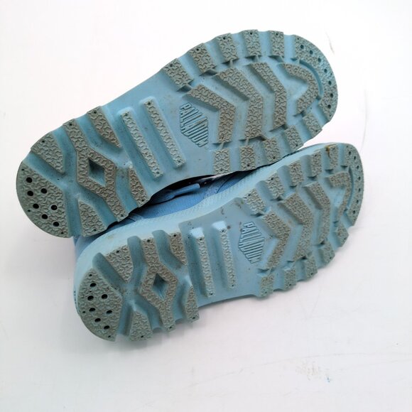 Palladium Pampa Hi Varsity Canvas Boots Blue Women’s 5 / Youth 3.5 Lace Up Retro - Picture 10 of 14
